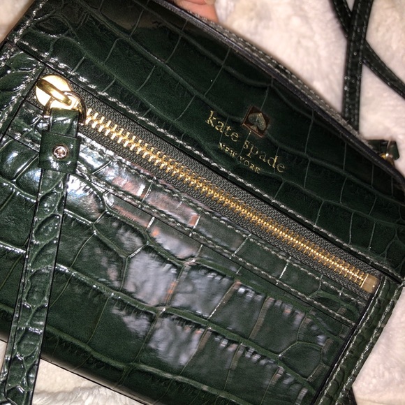 KATE SPADE Crocodile Leather Crossbody Bag - Picture 4 of 4